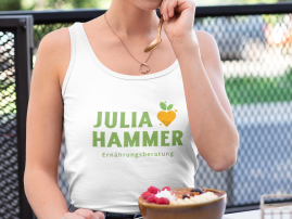 [Tank-Top mit Logo] Julia Hammer - Ernährungsberatung